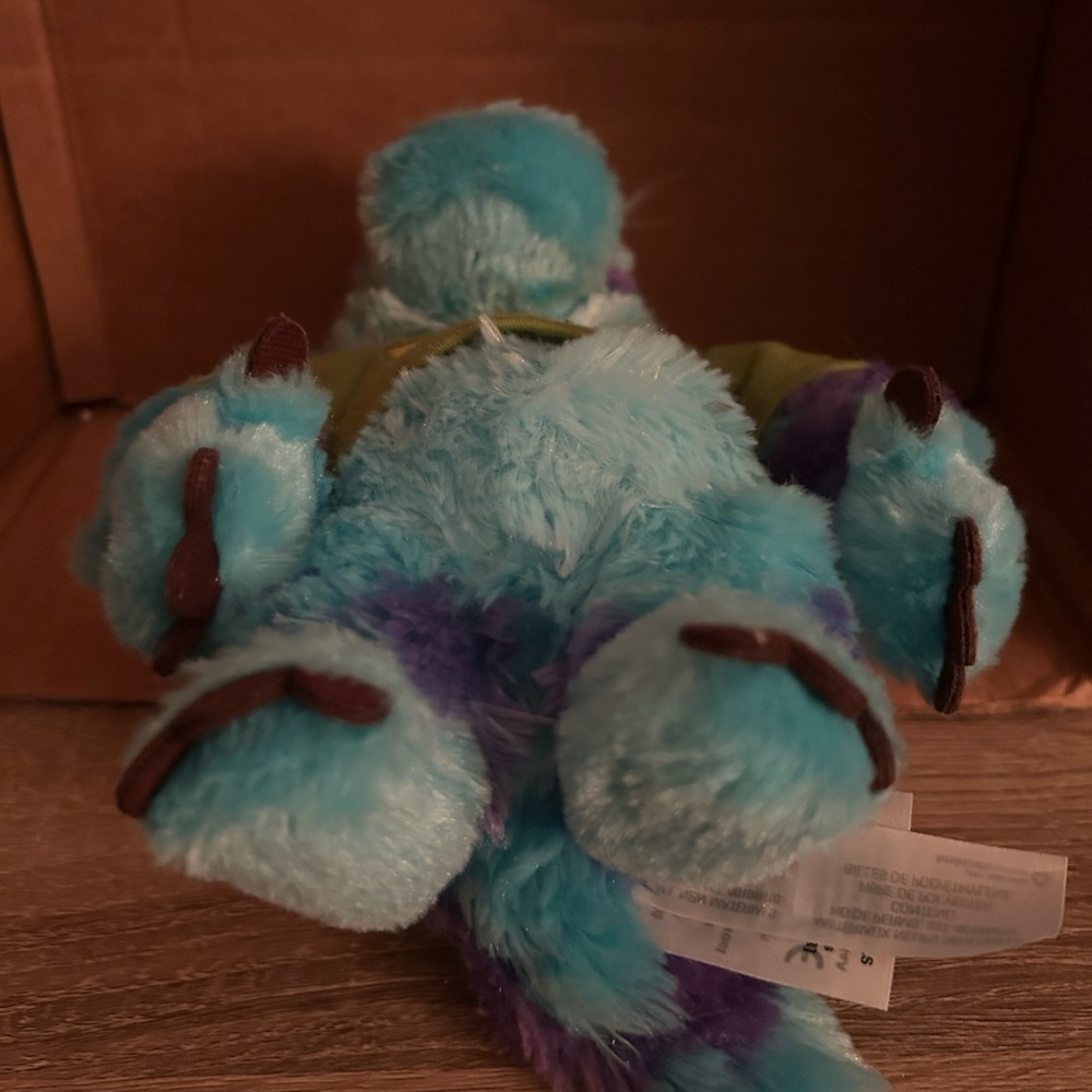 Disney Store Sully Monsters University 8” Plush Wearing OK Fraternity Shirt - Picture 6 of 11